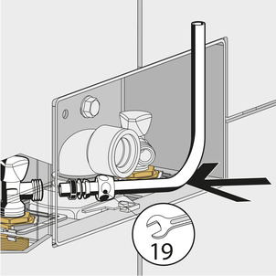 8055.5, washbasin module, manufacture connection
