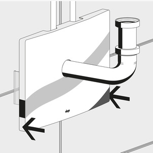 8055.5, washbasin module, attach cover plate