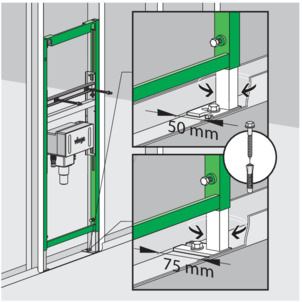 Washbasin element, 8168, turn foot