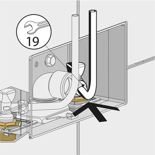8055.5, washbasin module, manufacture connection on the other side