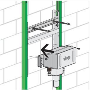 Washbasin element, 8168, mount concealed connection box