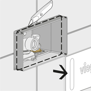 8055.5, washbasin module, prepare mounting