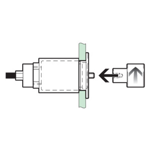 Eco Plus, 8161.22, screw actuating button in place