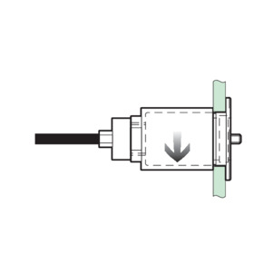 Eco Plus, 8161.22, screw rosette in place