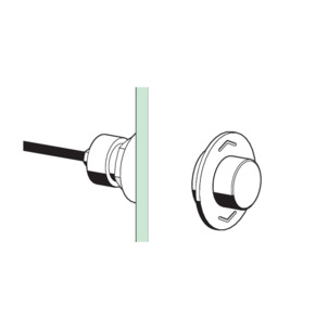 Eco Plus, 8161.22, screw actuating button in place