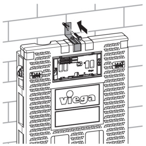 Viega Mono block 8310.2, screw on mounting angle