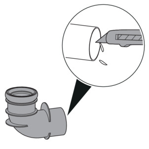 8310.2, deburr the shortened pipe