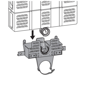 Mono WC block, 8310.2, remove the guide rail