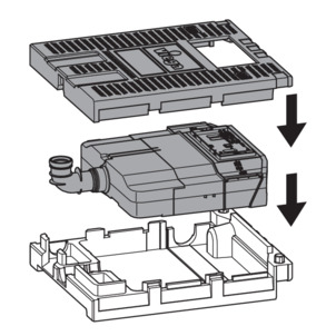 8310.2, insert the flushing pipe elbow with the cistern in the casing