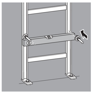 Viega Mono blocks, pedestal mounting, adapt threaded rods