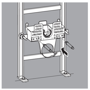Viega Mono blocks, pedestal mounting, push on Viega Mono block