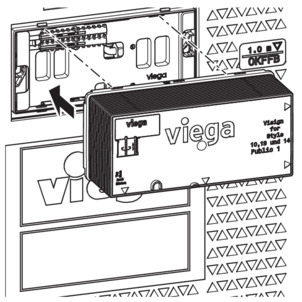 Viega Mono blocks, pedestal mounting, install site protection