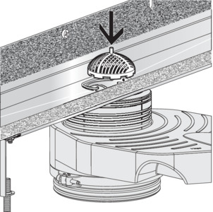 Shower channel, 4980.30, insert the sieve