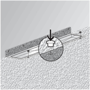 Shower channel, 4980.30, insert protective plug