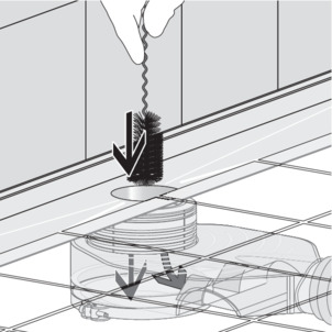 Shower channel, 4980.30, clean the drain
