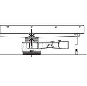 Shower channel, 4980.30, check the seat of the shower channel in the height adjustment piece