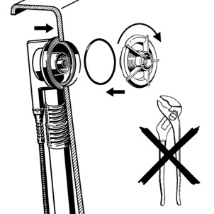 Multiplex / Rotaplex, mount overflow, mount fixing flange