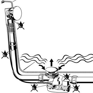 Multiplex, check for leak-tightness