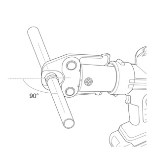 Press tool, PG Picco, apply pipe at a right angle