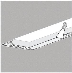 Shower channel, 4980.10 / 4980.40, spread adhesive