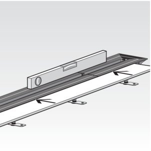 Shower channel, 4966.10, align end closing piece