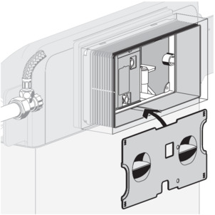 Drain valve set, 8310.0, insert the cover