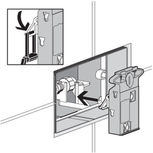 Drain valve set, 8310.0, insert the mechanism