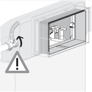 Drain valve set, 8310.0, shut off the water supply