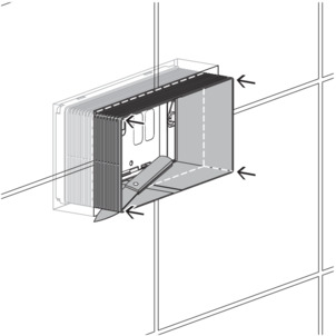 WC flush plate, prepare installation, shorten revision shaft 2
