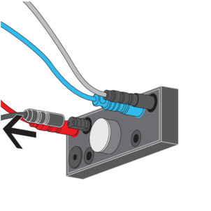 Flush actuation, remove programming cable