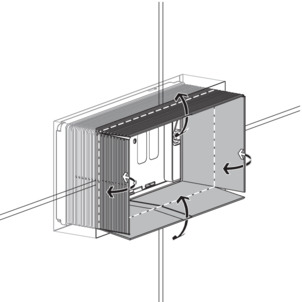 WC flush plate, prepare installation, shorten revision shaft