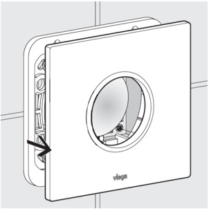 Flush plate manual, 8315.2, remove flush plate