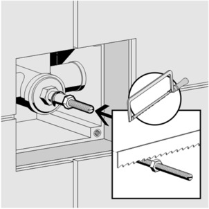 Flush plate manual, 8333.2, shorten actuating rod