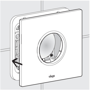 Flush plate manual, 8315.2, mount flush plate
