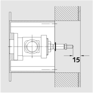 Flush plate manual, 8333.2, determine length of the actuating rod