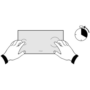 WC flush plate for More sensitive, place hands in front