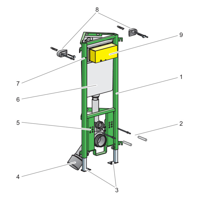 Eco Plus WC element, 8141.2, overview