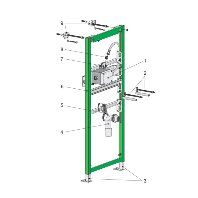 Urinal element, 8152.4, overview