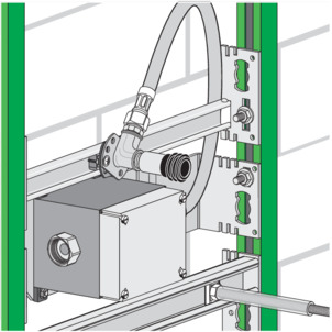 Urinal element, 8152.4, mount supply fitting