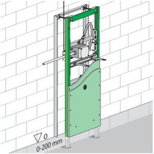 Urinal element, 8152.4, clad urinal element