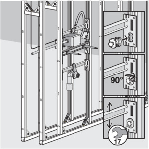 Urinal element, 8152.4, secure element