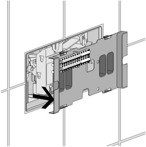 8308.1, mounting Bowden cable unit, Step 1