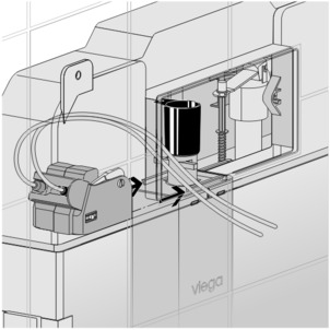 8308.1, mounting Bowden cable unit, Step 9
