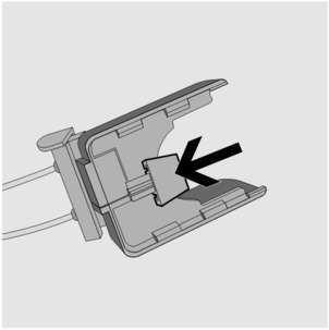 8308.1, mounting Bowden cable unit, Step 8