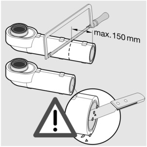 8308.1, mounting the drain elbow, Step 2