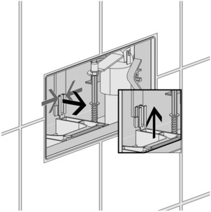 8308.1, mounting Bowden cable unit, Step 4