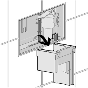 8308.1, mounting Bowden cable unit, Step 5