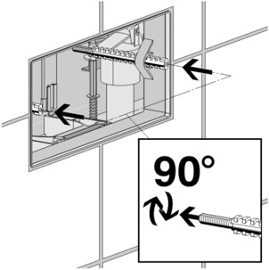 8308.1, mounting Bowden cable unit, Step 11