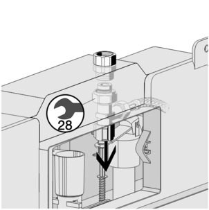 8308.1, connecting cistern, Step 2