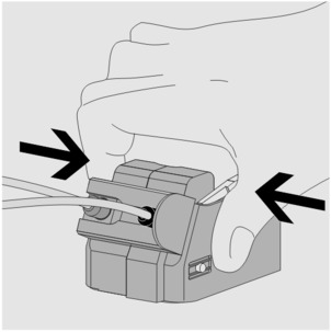 8308.1, mounting Bowden cable unit, Step 7